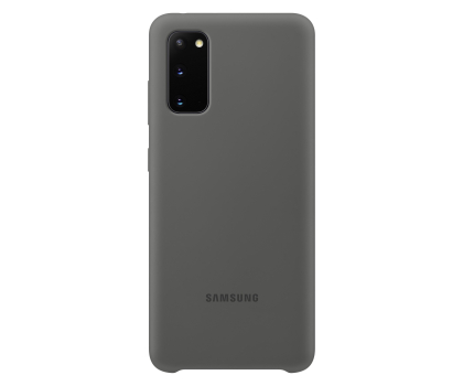 Etui do telefonów Samsung Silicone Cover do Galaxy S20 Gray
